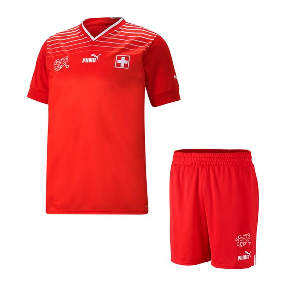 Camiseta Suiza 1st Niño 2022 Rojo